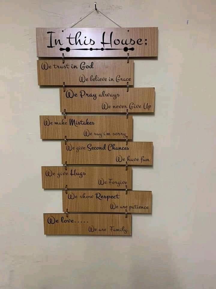 Customized wooden 7-tiled wall hanging view 2