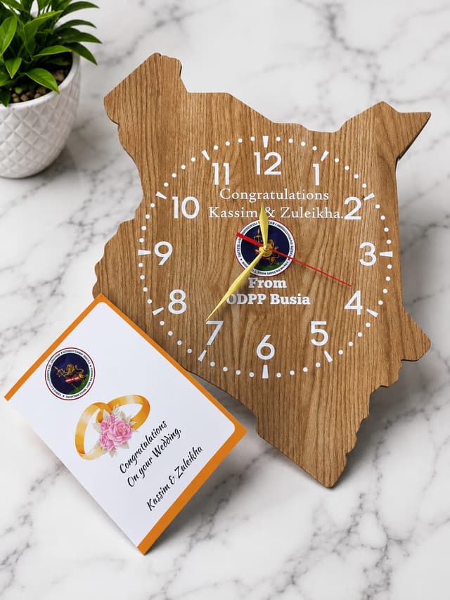 14 inch Customized wooden clock